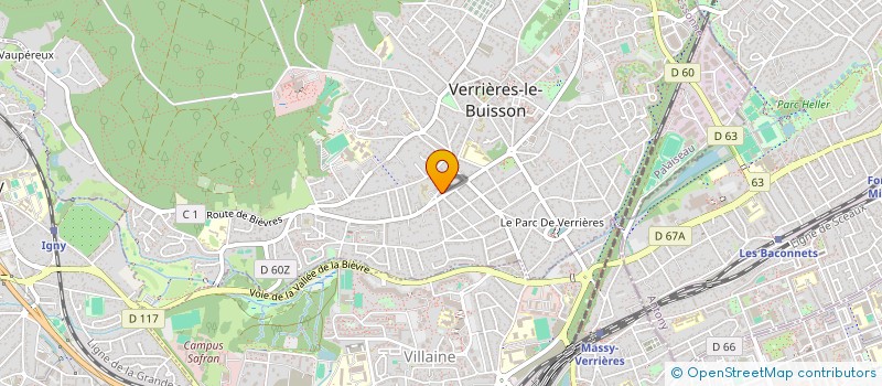 localisation de l'entreprise MONSIEUR HENRI VERNET à VERRIERES-LE-BUISSON