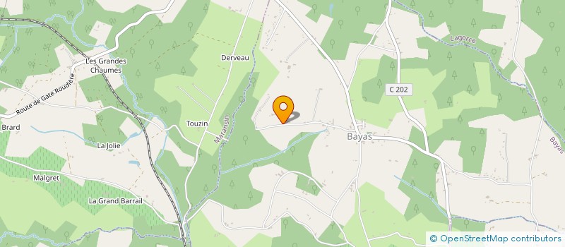 localisation de l'entreprise MONSIEUR HENRI VERSIGNY  LES EGLISOTTES ET CHALAURES