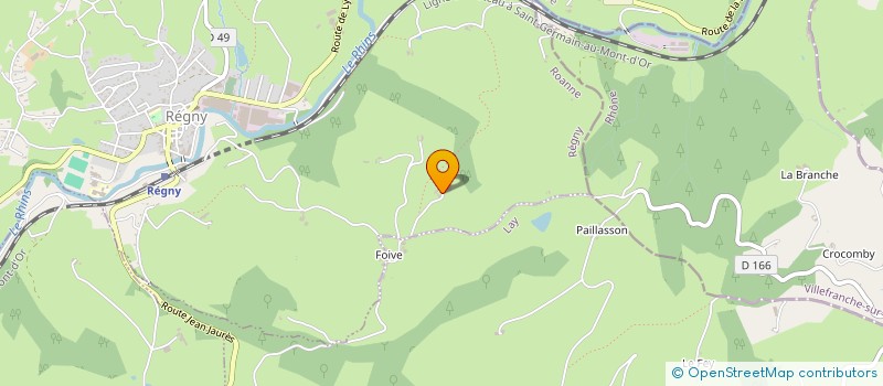 localisation de l'entreprise MONSIEUR HENRI VILLARD  REGNY