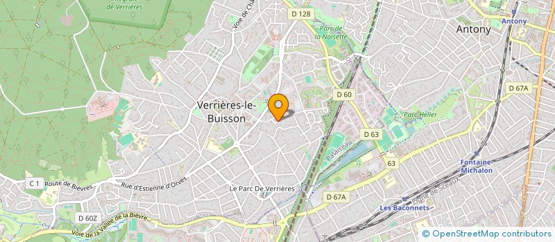 localisation de l'entreprise MONSIEUR HENRI VILLATTE à VERRIERES-LE-BUISSON