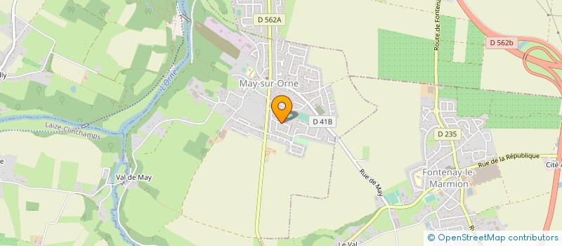 localisation de l'entreprise MONSIEUR HENRI VILLECOURT  SAINT-MARTIN-DE-FONTENAY