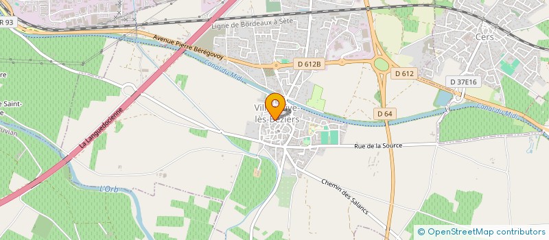 localisation de l'entreprise MONSIEUR HENRI VILLEMIN à VILLENEUVE-LES-BEZIERS