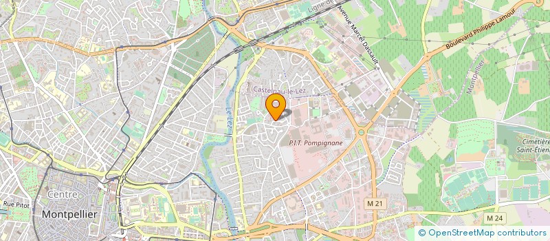 localisation de l'entreprise MONSIEUR HENRI VILLENA à MONTPELLIER