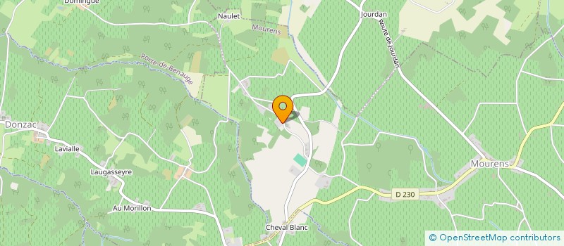 localisation de l'entreprise MONSIEUR HENRI VIMENEY  DONZAC