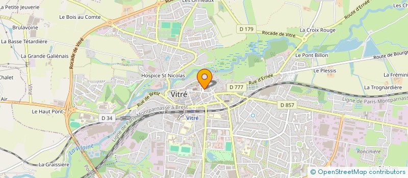 localisation de l'entreprise MONSIEUR HENRI VIRMOUNEIX  VITRE