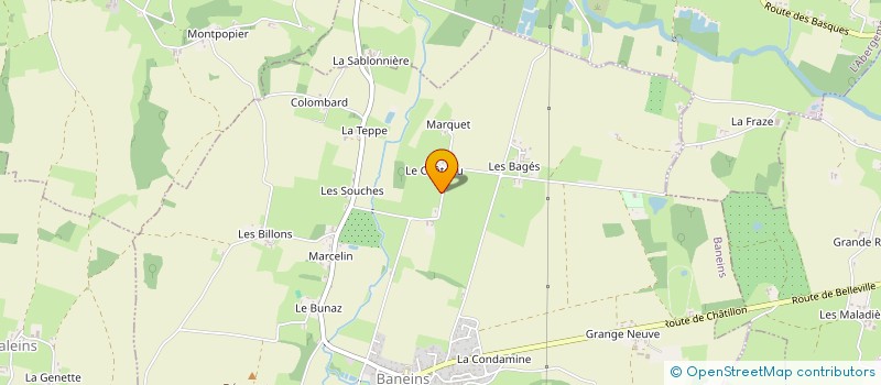 localisation de l'entreprise MONSIEUR HENRI VIVIER  BANEINS