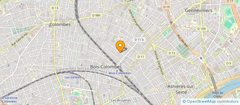 localisation de l'entreprise MONSIEUR HENRI WAGNER à BOIS-COLOMBES