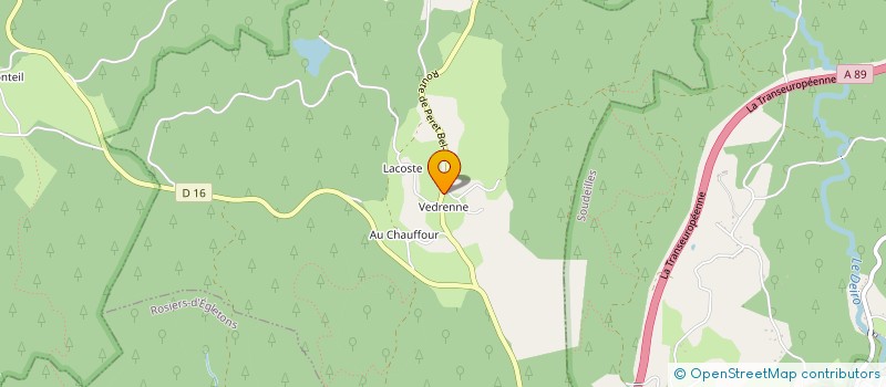 localisation de l'entreprise MONSIEUR HENRI WAGNON  EGLETONS