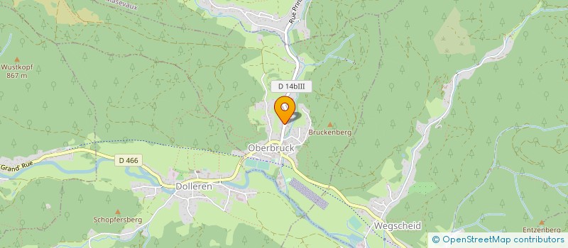 localisation de l'entreprise MONSIEUR HENRI WEISS  OBERBRUCK