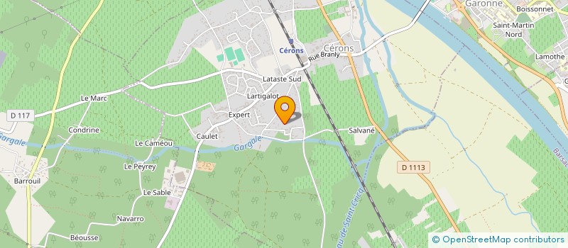 localisation de l'entreprise MONSIEUR HENRI WINTERSTEIN  CERONS