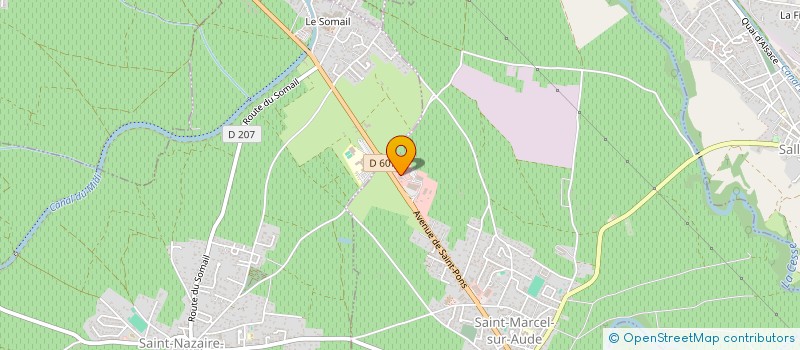 localisation de l'entreprise MONSIEUR HENRI XIMENEZ  SAINT-MARCEL-SUR-AUDE