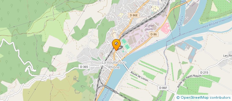 localisation de l'entreprise MONSIEUR HENRI YLLOUZ à LA VOULTE-SUR-RHONE