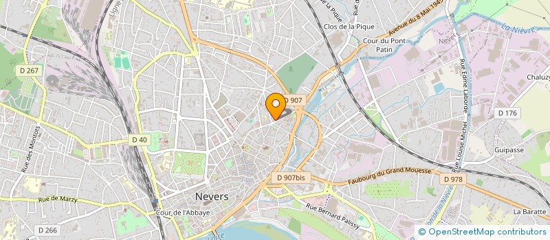 localisation de l'entreprise MONSIEUR HENRIC JACINTO à NEVERS
