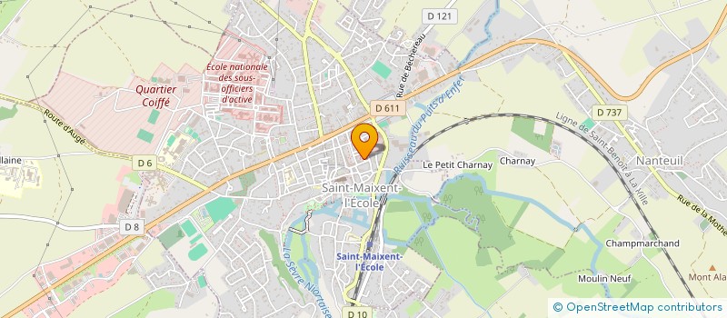 localisation de l'entreprise MONSIEUR HENRICK BAYALA  SAINT-MAIXENT-L'ECOLE