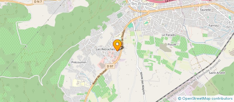 localisation de l'entreprise MONSIEUR HENRICK DAFFLON  LE LUC