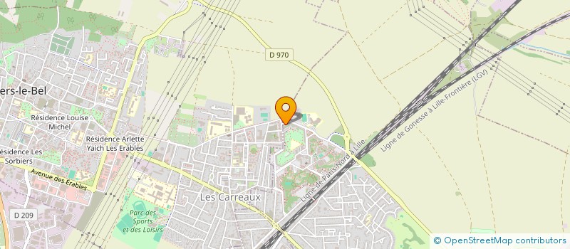 localisation de l'entreprise MONSIEUR HENRICK DELHAYE à GONESSE