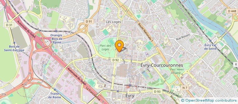localisation de l'entreprise MONSIEUR HENRICK FLORY à EVRY-COURCOURONNES