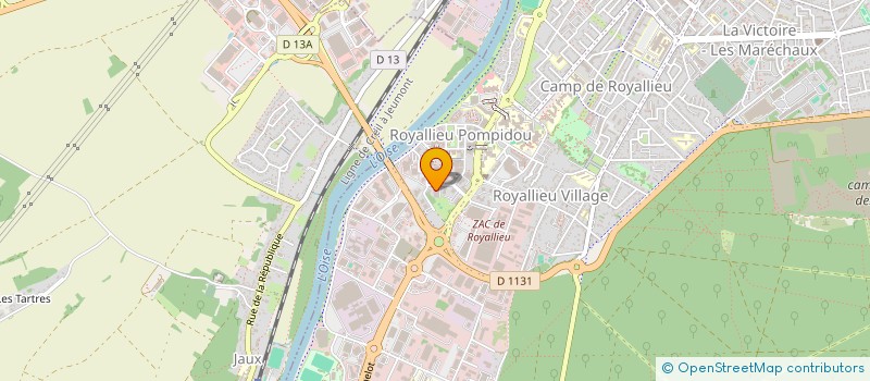 localisation de l'entreprise MONSIEUR HENRICK OLIVIER  COMPIEGNE