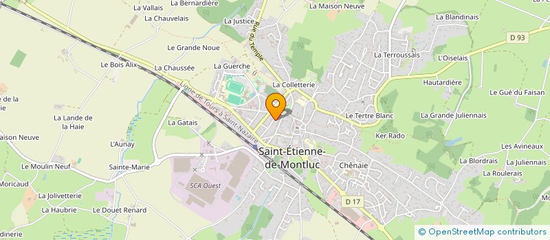 localisation de l'entreprise MONSIEUR HENRIK ANDRE  LE PELLERIN