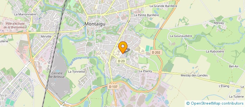 localisation de l'entreprise MONSIEUR HENRIK HERVE à MONTAIGU-VENDEE