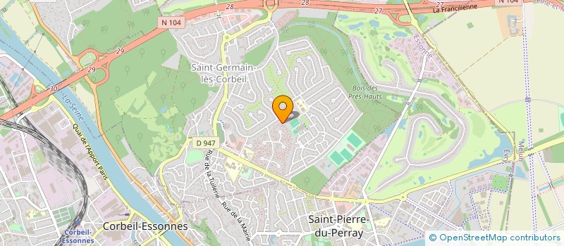 localisation de l'entreprise MONSIEUR HENRIK KINSKI  SAINT-GERMAIN-LES-CORBEIL