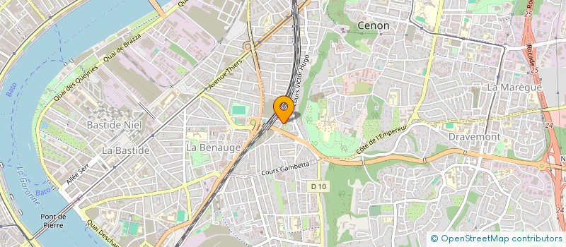 localisation de l'entreprise MONSIEUR HENRIK LEKA  CENON