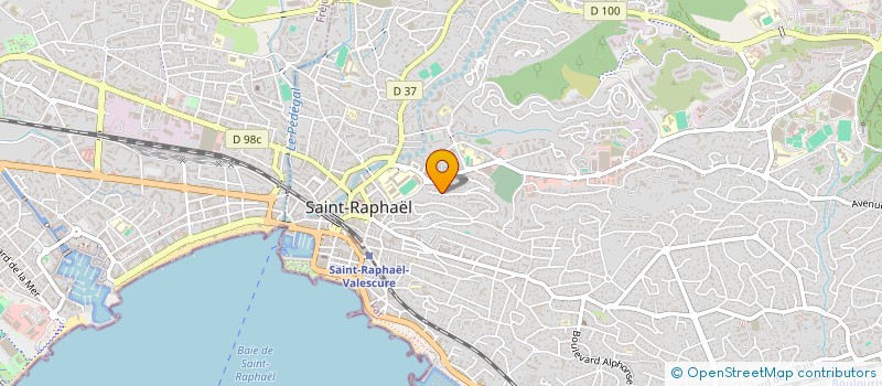 localisation de l'entreprise MONSIEUR HENRIK MOUTTE  SAINT-RAPHAEL