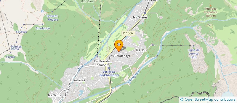 localisation de l'entreprise MONSIEUR HENRIK OLSEN  CHAMONIX-MONT-BLANC