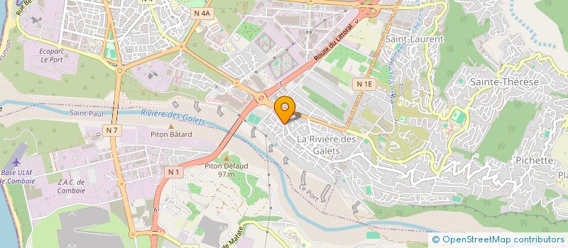 localisation de l'entreprise MONSIEUR HENRINO RICHARD  LE PORT