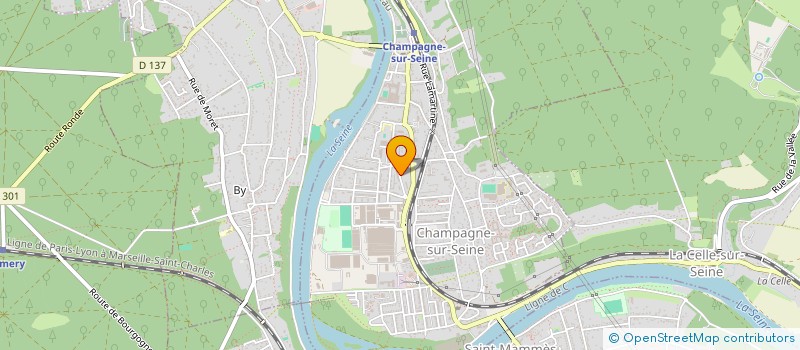 localisation de l'entreprise MONSIEUR HENRIQUE AFONSO  CHAMPAGNE-SUR-SEINE