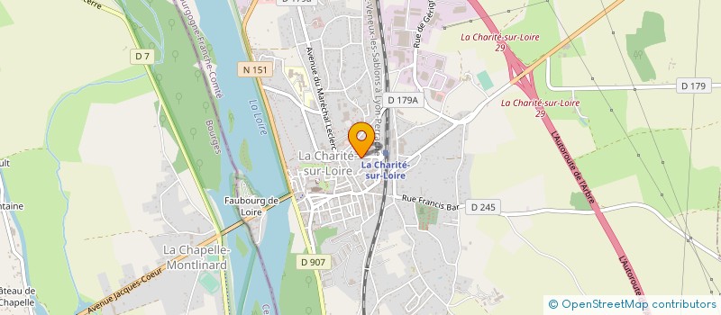 localisation de l'entreprise MONSIEUR HENRIQUE DA SILVA MAGALHAES à LA CHARITE-SUR-LOIRE