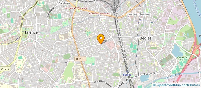 localisation de l'entreprise MONSIEUR HENRIQUE DA SILVA MATOS à BEGLES