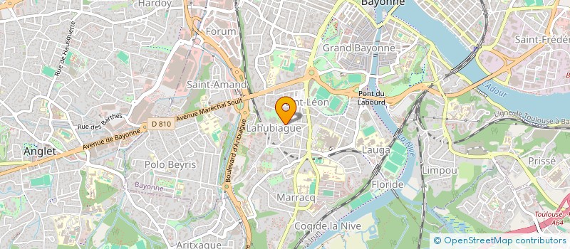 localisation de l'entreprise MONSIEUR HENRIQUE DA SILVA REIS  BAYONNE