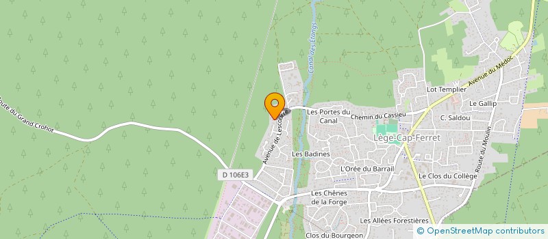 localisation de l'entreprise MONSIEUR HENRIQUE DE FREITAS FERNANDES  LEGE-CAP-FERRET