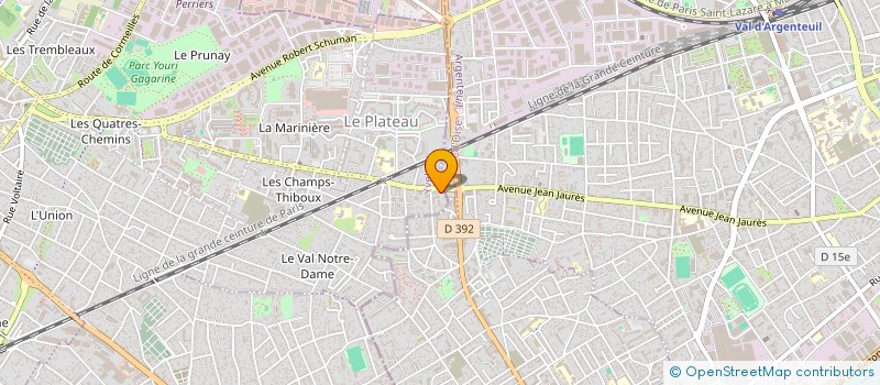 localisation de l'entreprise MONSIEUR HENRIQUE DE JESUS FERREIRA à SARTROUVILLE