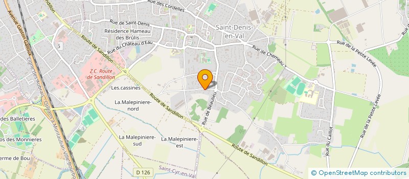 localisation de l'entreprise MONSIEUR HENRIQUE DE OLIVEIRA à SAINT-DENIS-EN-VAL