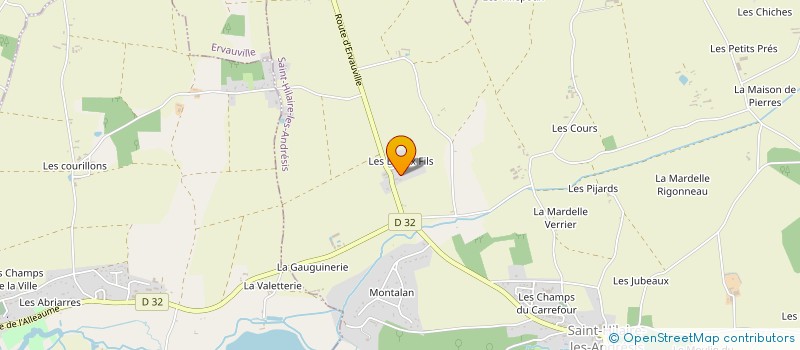 localisation de l'entreprise MONSIEUR HENRIQUE DOS SANTOS  SAINT-HILAIRE-LES-ANDRESIS