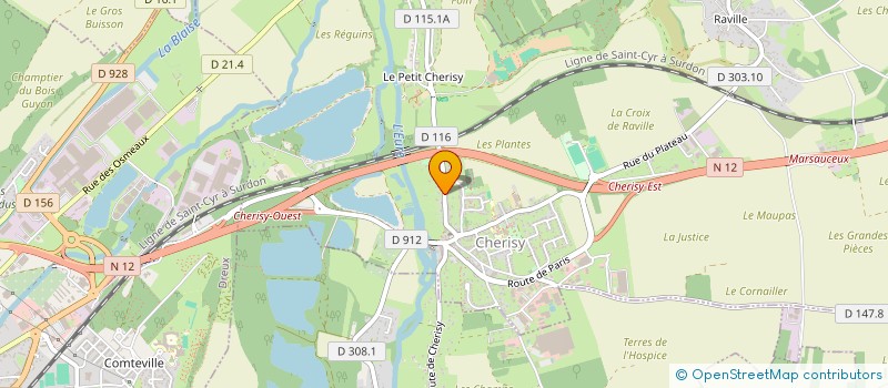 localisation de l'entreprise MONSIEUR HENRIQUE DOS SANTOS RIBEIRO à CHERISY