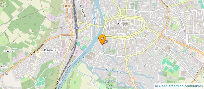 localisation de l'entreprise MONSIEUR HENRIQUE FERREIRA  SENS