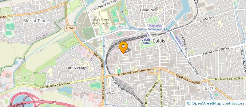 localisation de l'entreprise MONSIEUR HENRIQUE FRANCISCO  CALAIS