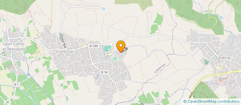 localisation de l'entreprise MONSIEUR HENRIQUE GIMENEZ  CLARENSAC