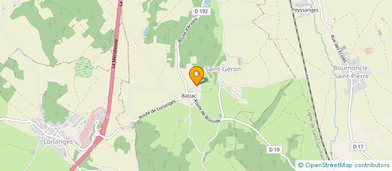 localisation de l'entreprise MONSIEUR HENRIQUE GOMES  SAINT-GERON