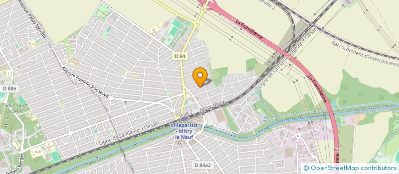 localisation de l'entreprise MONSIEUR HENRIQUE GREGORIO  MITRY-MORY