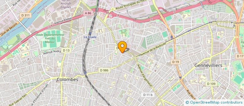 localisation de l'entreprise MONSIEUR HENRIQUE OLIVEIRA BARROS à COLOMBES