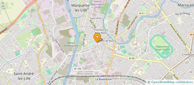 localisation de l'entreprise MONSIEUR HENRIQUE PEREIRA à MARQUETTE-LEZ-LILLE