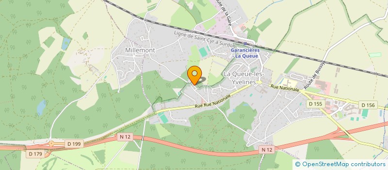 localisation de l'entreprise MONSIEUR HENRIQUE RODRIGUES RAPOSO  LA QUEUE-LES-YVELINES