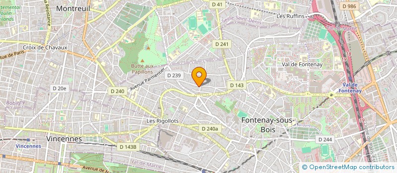 localisation de l'entreprise MONSIEUR HENRIQUE SILVA DA COSTA à FONTENAY-SOUS-BOIS