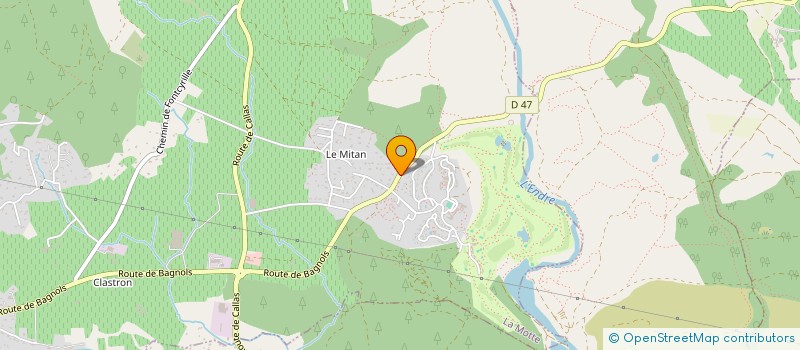 localisation de l'entreprise MONSIEUR HENRY ALLIEL  LA MOTTE