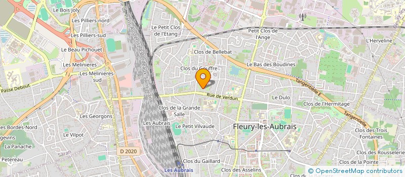 localisation de l'entreprise MONSIEUR HENRY BANGUELA-INDASSO à FLEURY-LES-AUBRAIS