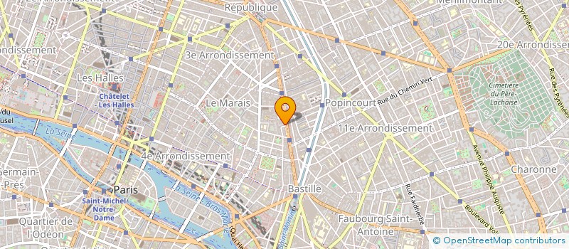 localisation de l'entreprise MONSIEUR HENRY BECQ à PARIS
